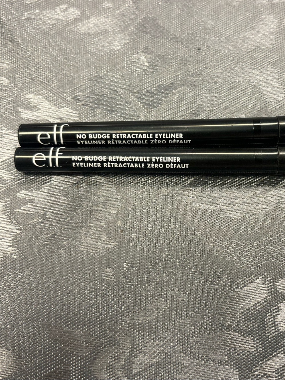 E.L.F No Budge Retractable Eyeliner Pencil - Black (2 Pack) NWOT